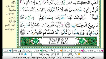 ايمن سويد سورة النساء مكتوبة دار المعرفة جديد