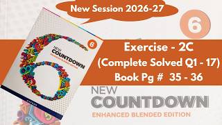 Exercise 2C | Complete | Class 6th Maths | Oxford New Countdown  Net Worth