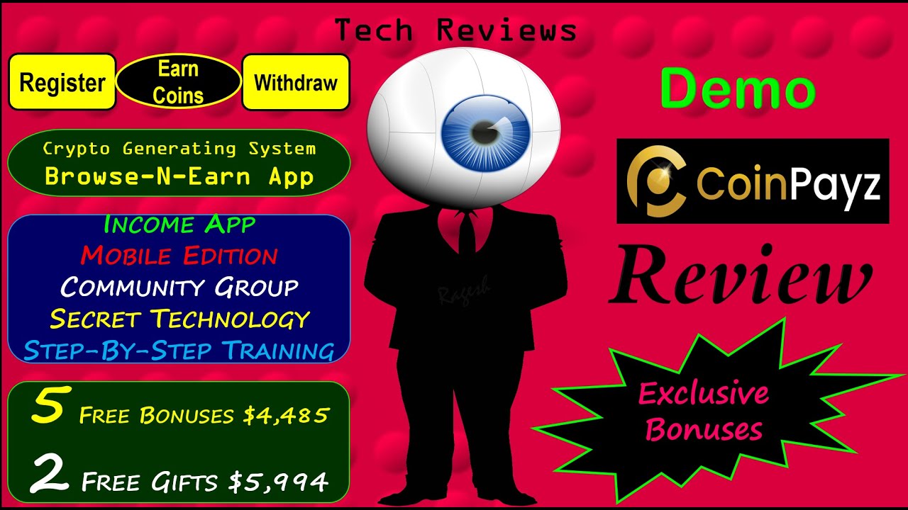 CoinPayz Review, Bonuses, Demo: Brand New Browse-N-Earn App Turns Browsing into Free Crypto Coins