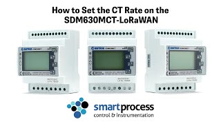 How to set the CT Rate on the Eastron SDM630MCT-LoRawan