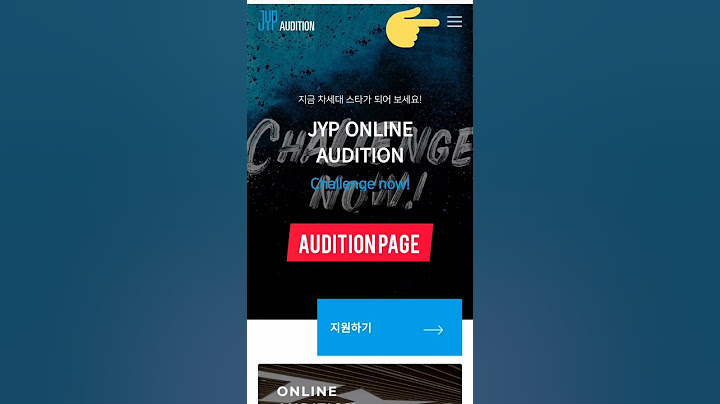 JYP ENTERTAINMENT monthly online audition tutorial