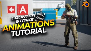 How to make Counter-Strike 2 Animations in Blender & Import Maps, Characters, Weapons, Animations