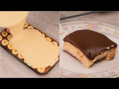 video Pudding banana cake a melt-in-your-mouth creamy dessert , Worldwide Recipes Pudding banana cake a melt-in-your-mouth creamy dessert