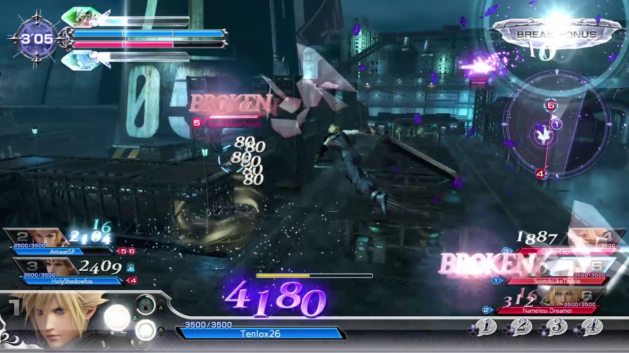 DISSIDIA FINAL FANTASY NT Closed Beta Test (Cloud Gameplay #11) - YouTube