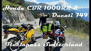 Ducati 749 & Honda CBR 1000RR, Fluëlapass Switzerland