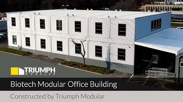 Biotech Modular Office Building Constructed by Triumph Modular
