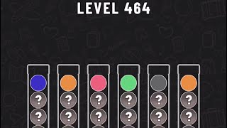 Ball Sort Puzzle Level 464 #ballsortpuzzle #ballsortpuzzlegameplay #puzzlegame #mobilegames
