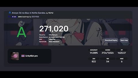 Some BN ranked this glitch beatmap and destroy my whole relax pp calc and got 1621pp record in relax