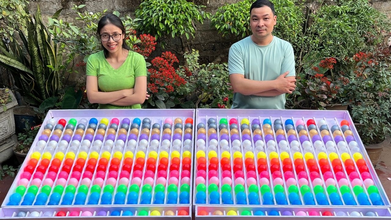 Puzzle sort ball challenge game solve mode in rainbow order