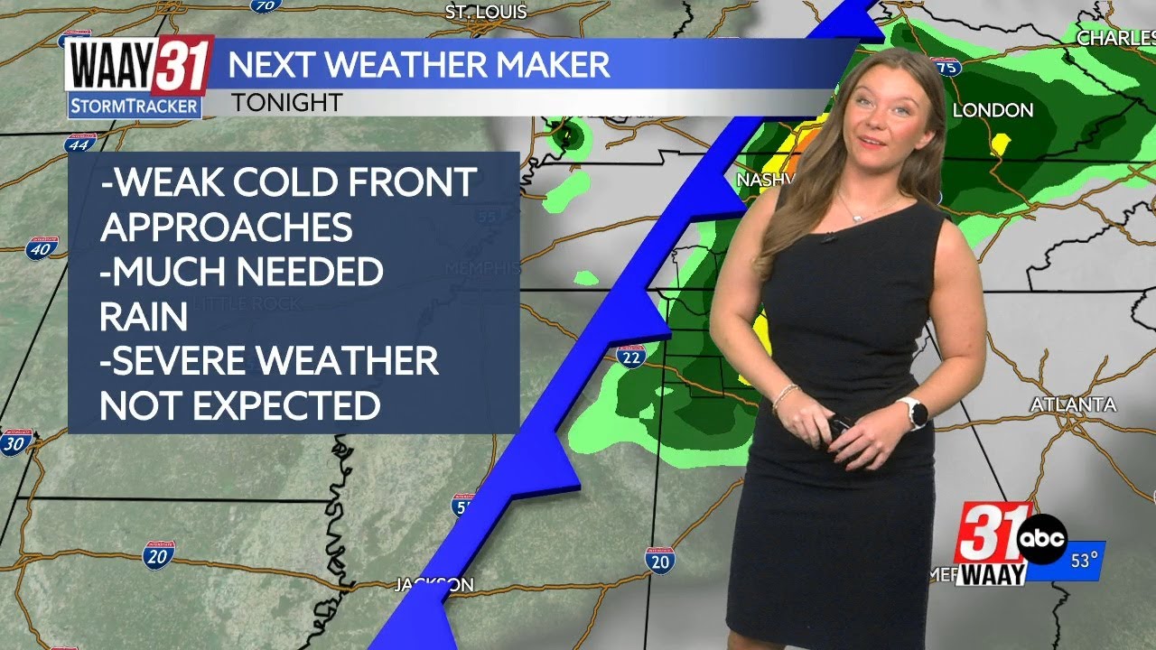 Our next weather maker moves in tonight - YouTube