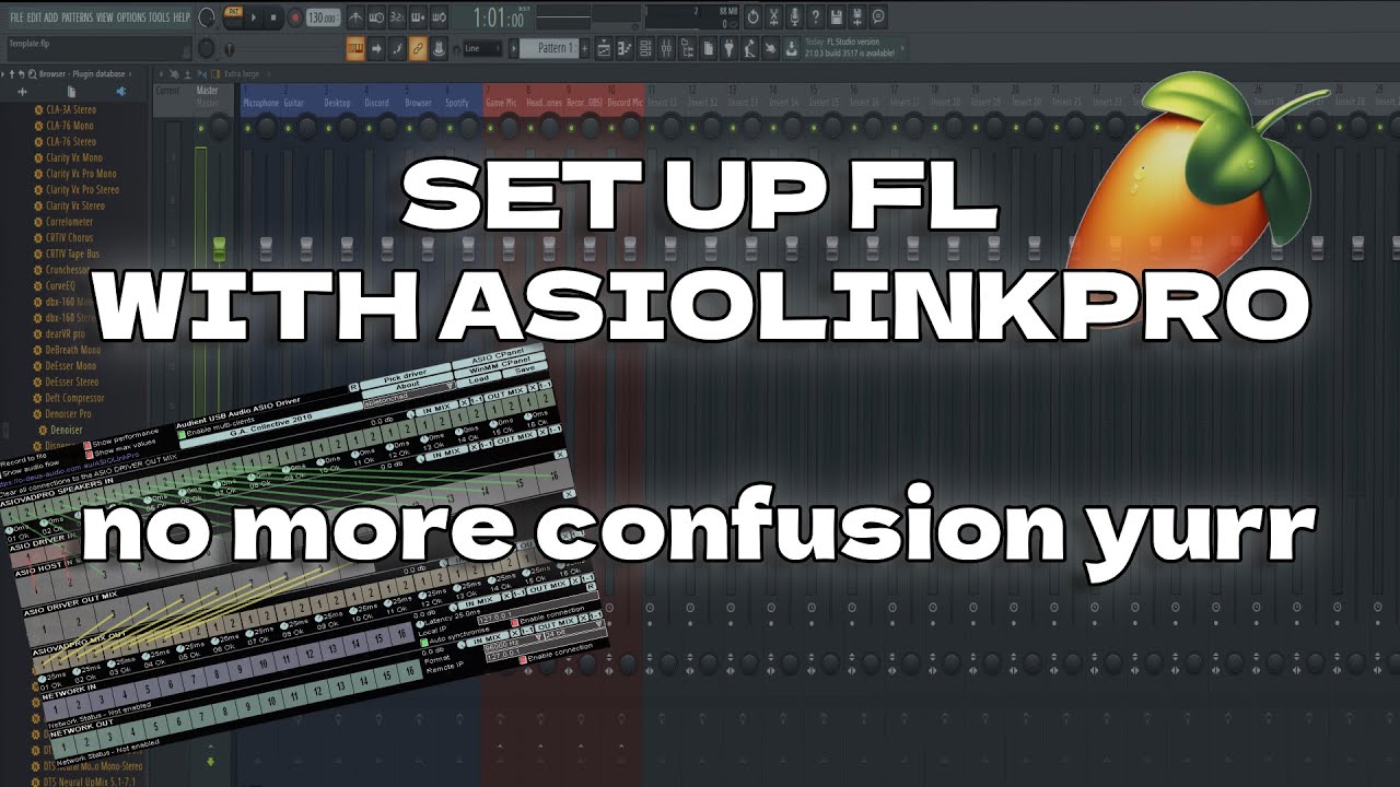 COMPLETE Guide to setting up ASIOLINKPRO and FL Studio for Live streaming, discord, music, and more!