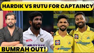 🔴WILL CSK REPLACE CAPTAIN RUTURAJ FOR HARDIK? MS DHONI'S BIG HEADACHE, 'BAWAAL' ON BUMRAH! screenshot 2