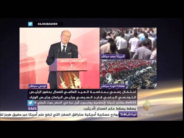 السبسي: الحوار بين الحكومة والنقابات العمالية هي الطريقة المثلى لحل المشاكل الاقتصادية