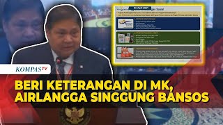 [FULL] Menko Perekonomian Airlangga Hartarto Bahas Bansos dalam Sidang Sengketa Pilpres
