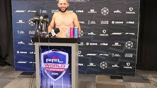 Fred Dupras talks about HUGE submission over Nathan Kelly at PFL 8 Finals in Atlantic City