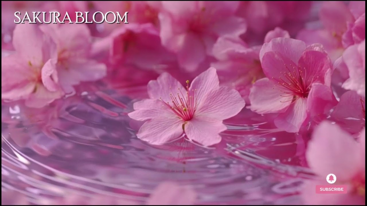 🔴 桜の調べ – 日本庭園の水音と風鈴の癒し | 心を落ち着ける音楽👉 Zen garden + wind chimes vibes.