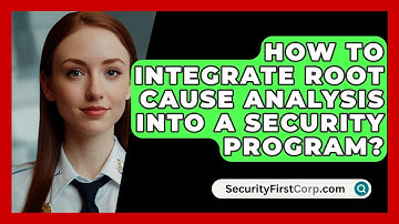 How To Integrate Root Cause Analysis Into A Security Program? - SecurityFirstCorp.com