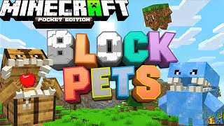 Minecraft Cutest & Strongest Blocks As Pets! | Block Pet's Add-on For Mcpe