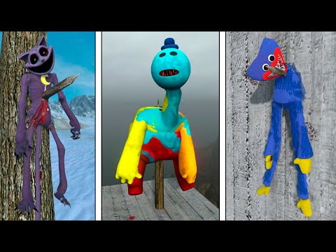 Poppy Playtime NPC Ragdoll Physics - Epic NPC Falls Compilation #159
