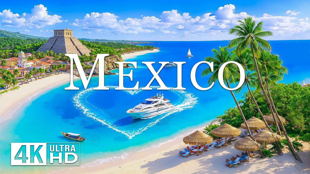 [4K] Mexico 2026 🇲🇽 Ancient Mayan Ruins, Jungle Adventures & Crystal Lagoons Aerial Views