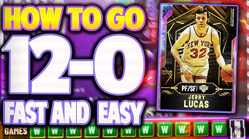 HOW TO GO 12-0 & WIN 100% OF YOUR MYTEAM UNLIMITED GAMES! BECOME COMP AND GET A FREE OPAL! NBA 2k20