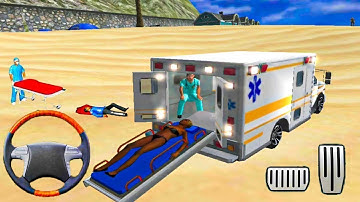 Coast Guard Beach Rescue Team   Emergency Ambulance Rescue Driving   Android Gameplay