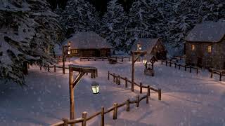 SNOWSTORM AMBIENCE | 10 Hour Medieval Snow Village Blizzard by Cryoskape 244,289 views 2 years ago 10 hours, 4 minutes