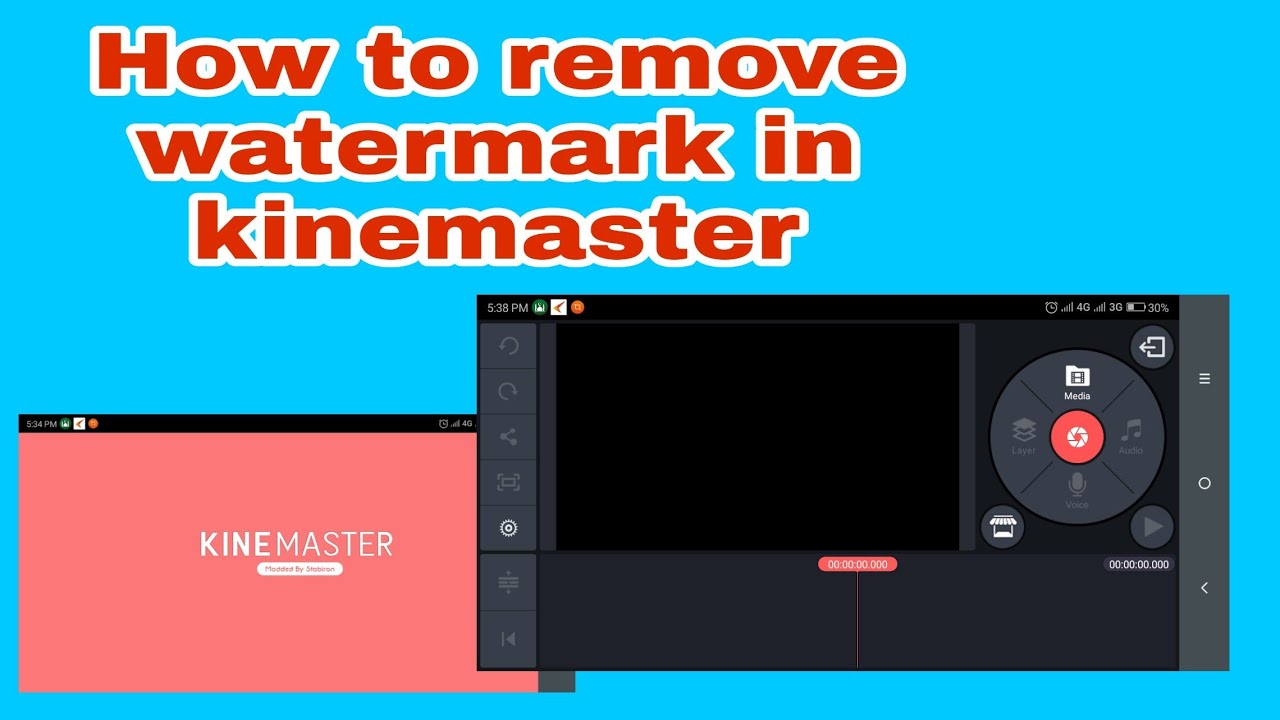 kinemaster watermark remove