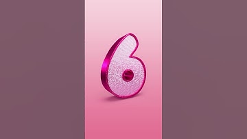 Nine to Zero Countdown Luxury Pink Numbers with Voice Over