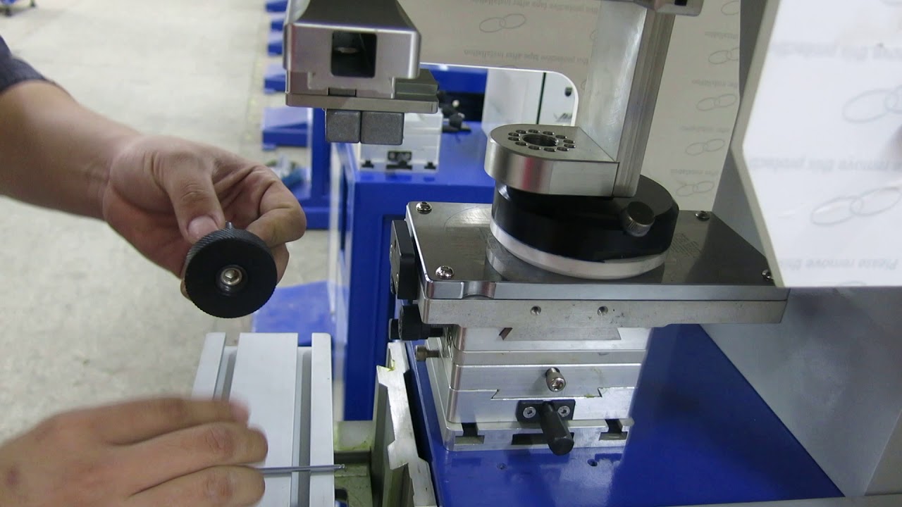 How to Install the pad printing ink cup YouTube