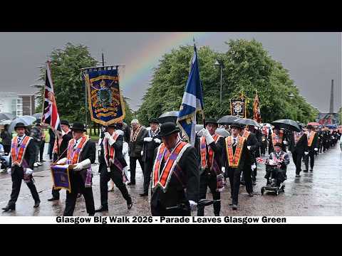Parade Leaves Glasgow Green - Glasgow Big Walk 2026