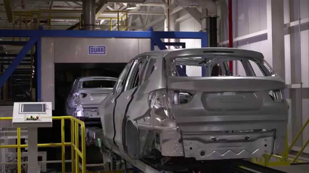BMW X4 Production in South Carolina Paint Shop AutoMotoTV YouTube