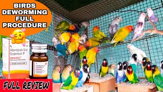 Deworming? II What Procedure Apply For Birds Deworming Before Provided Motki or Box For All Birds