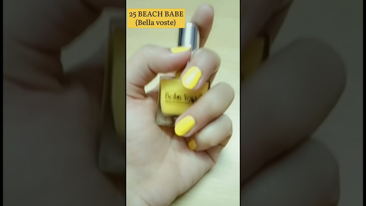Swatches Nail Paint | BELLA VOSTE | 25 Beach Babe | 😍  