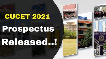 CUCET 2021..Apply now..! CUCET Admission 2021 , Important details