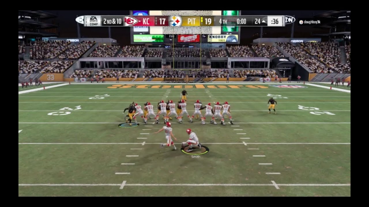 Madden 18 Chiefs Field Goal Game Winner YouTube