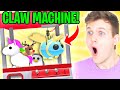 Can We Let A CLAW MACHINE DECIDE WHAT WE TRADE In Roblox ADOPT ME!? (GOT DREAM PET!)