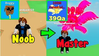 Went From Noob To Master In Clicker Simulator Roblox!