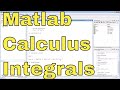 Matlab Training - 57 - Indefinite and Definite Integrals