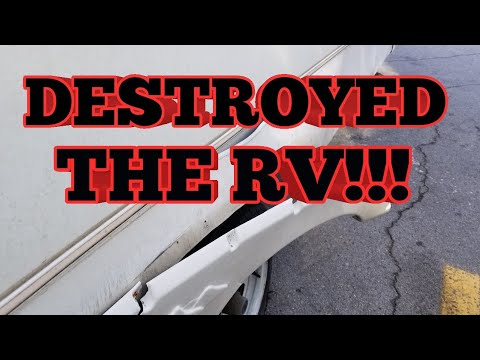 DESTROYED THE RV // RV LIVING FULL TIME TINY HOME - YouTube