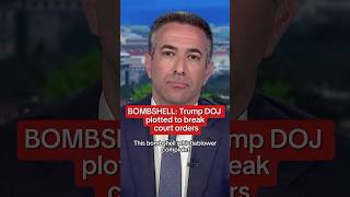 BOMBSHELL: Trump DOJ plotted to break court orders