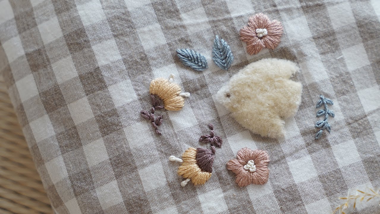 프랑스자수 | 다정한 너 🌿| 편안한 자수 작업 영상 | 힐링 ASMR | Embroidery