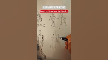 Drawing Human Poses in 1 Minute Each – Improve Your Figure Drawing Skills!