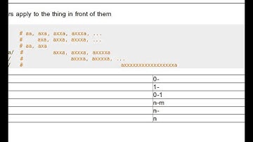 Beginner Perl Maven tutorial: 8.11 - Quantifiers