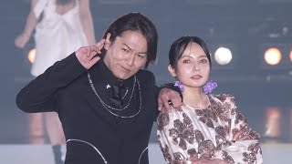 狩野英孝＆ベッキー、『関コレ』サプライズ登場でモデル並みの堂々ランウェイ！？決めポーズ満載で会場からどよめきも　『KANSAI COLLECTION 2025 S/S』