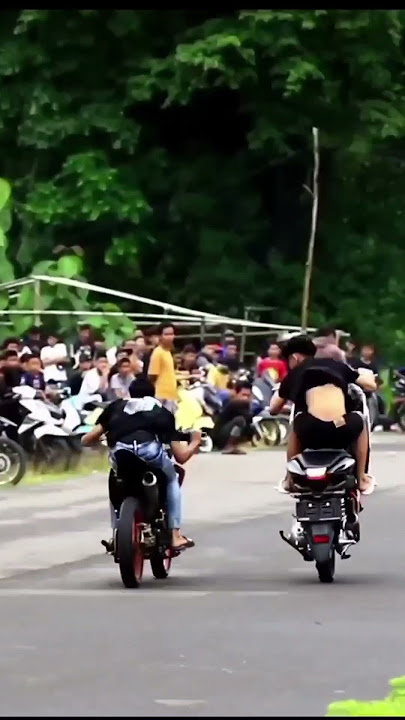 Haduh kok baper🤪🤪 #balapan #aerox #crf #baperan #dragrace #kalah