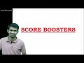 SCORE BOOSTERS | Pranay Rathi Academy