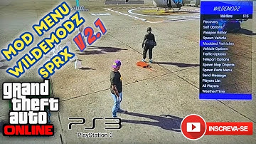 mod menu wildemodz 2.1/recovery para upar conta/PS3 DESTRAVADO{DEX-BLES}