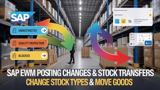 SAP S4HANA EWM Performing Posting Changes and Stock Transfers