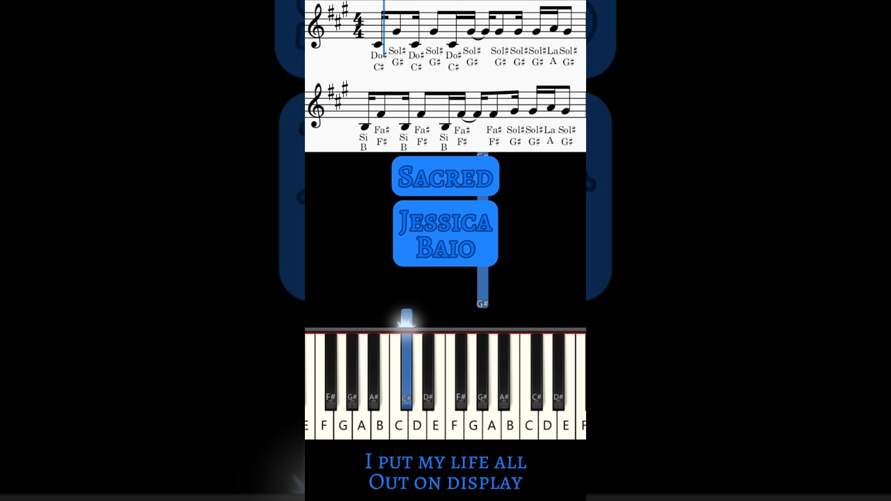 Jessica Baio - Sacred Piano Cover 